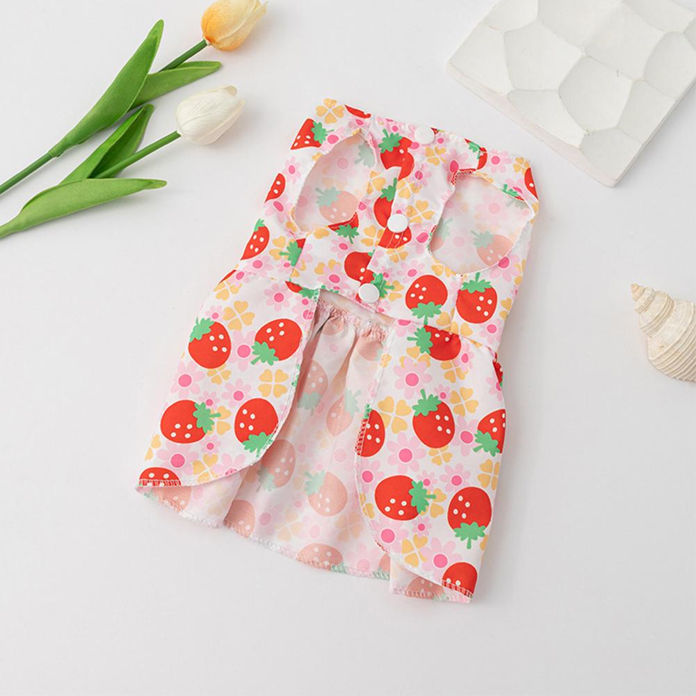 Spring Summer Cat Princess Dress Pet Sunflower Skirts Pet Clothes Comfortable Soft Puppuy Dogs Cats Dress