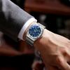 Men's Quartz Watches Fashion Luminous Calendar Stainless Steel Strap Waterproof Business Elegant Male Wristwatch