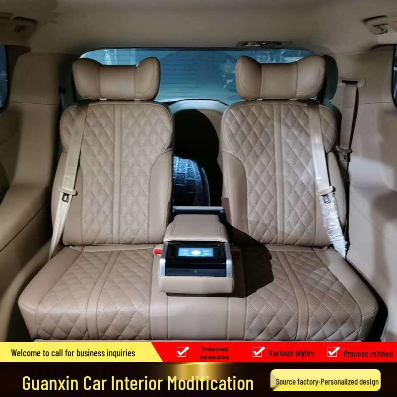 Custom GL8 Aviation Seat with Mirror Floor for Desert Edition