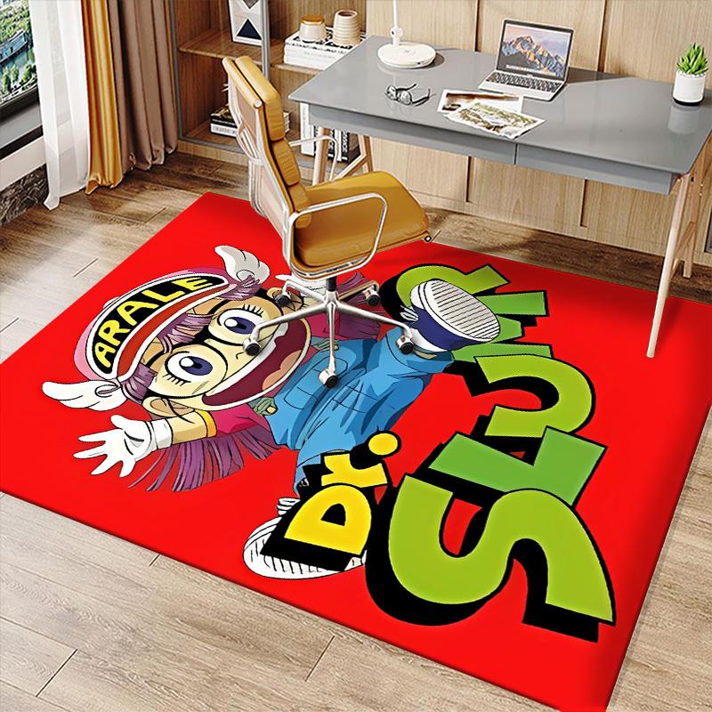 Arale Norimaki Printed Absorbent Washable Carpet, Non-Slip Bathroom Mats, Kitchen Rugs, Yoga Mat,Living Room Entrance, Camping Picnic Rugs