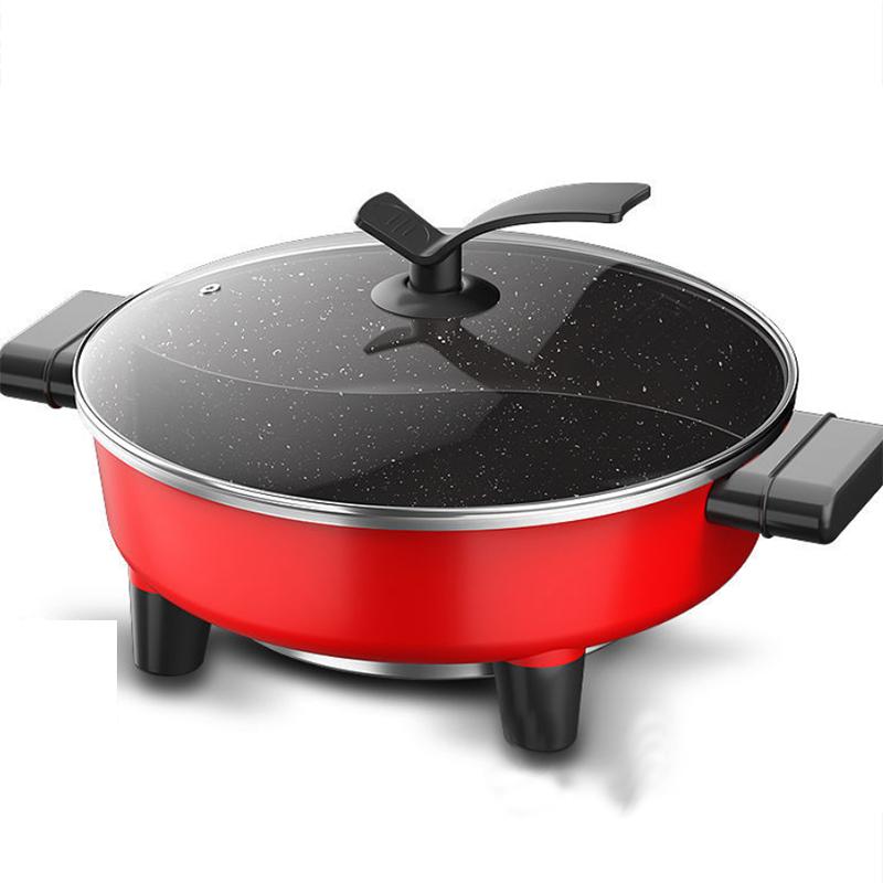 Бытовая электрическая кастрюля с уткой-мандаринкой, многофункциональная электрическая кастрюля большой емкости для приготовления пищи и гриля, встроенная кастрюля, кухонные принадлежности