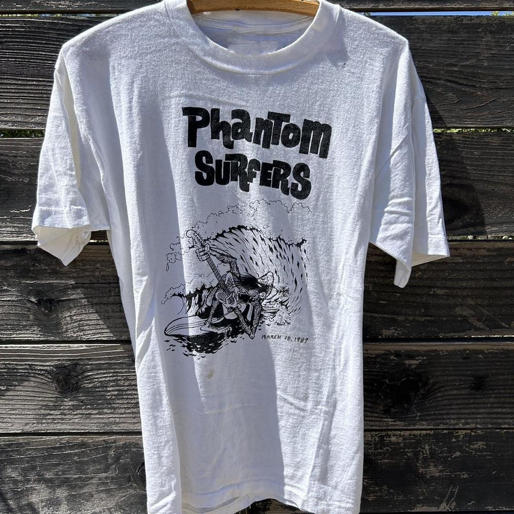 The Phantom Surfers rock band white T-shirt Unisex All sizes S to 45Xl JM822