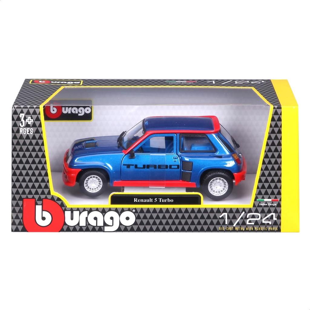 Bburago scale Renault R5 Turbo Blue Diecast Model Finished BU 1/24 / Car, Product, 18-21088