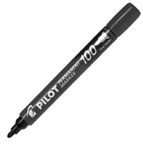 Pilot SCA-100 Permanent Marker - Perfect Black for Professional Use! P12 - Create indelible lines and crisp details with the utmost precision!