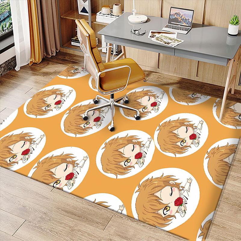 Tenma Tsukasa1 Printed Absorbent Washable Carpet, Non-Slip Bathroom Mats, Kitchen Rugs, Yoga Mat,Living Room Entrance, Camping Picnic Rugs
