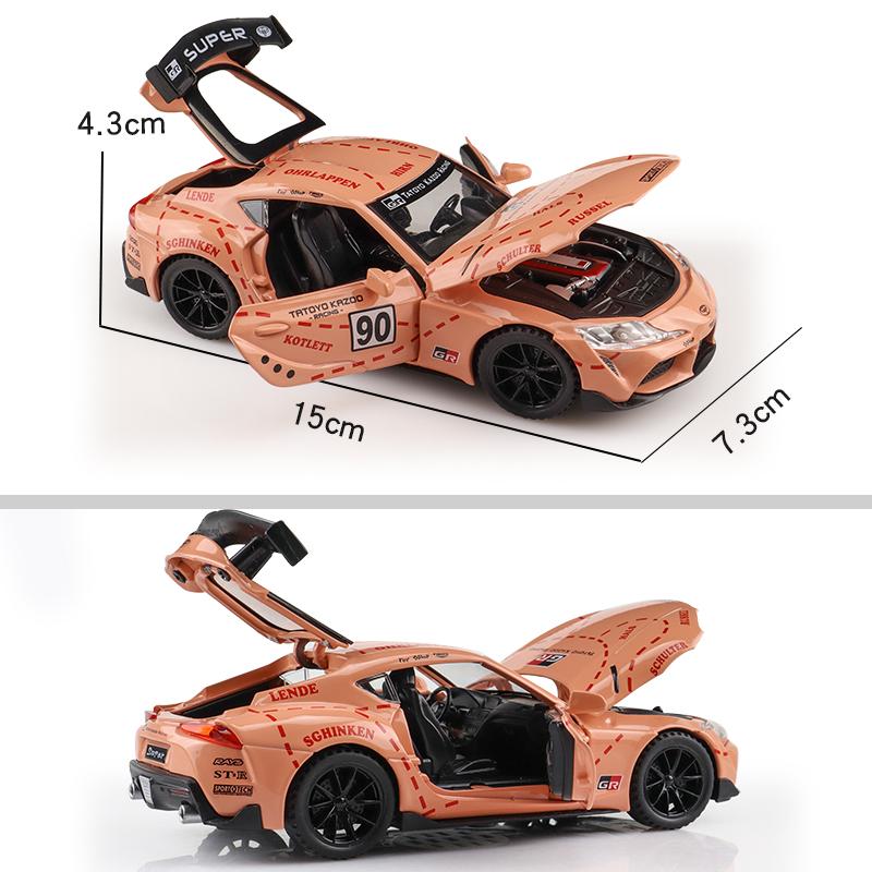 Porsche 911 GT3 RSR Match Version Моделирование Литые игрушечные машинки Звуки и свет Инерционный автомобиль 1:32 Сплавная Модель Суперкара