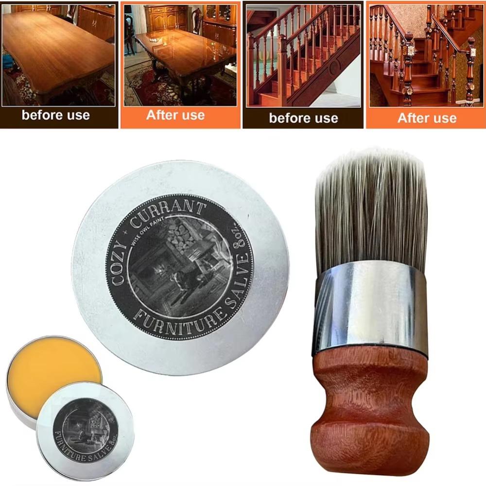 Protective Leather Refurbish Salve Wise Owl Leather Cleaner Multipurpose Furniture Salve