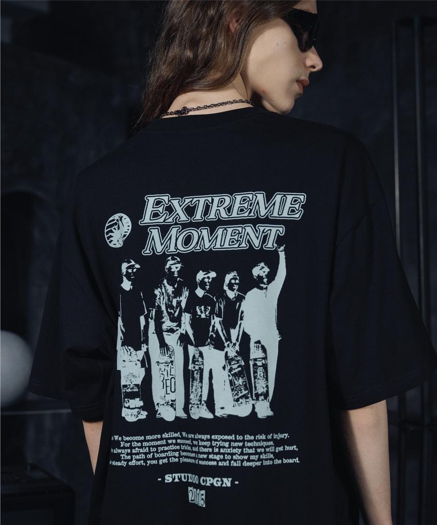 CPGN STUDIO Футболка с коротким рукавом Extreme Moment Черная