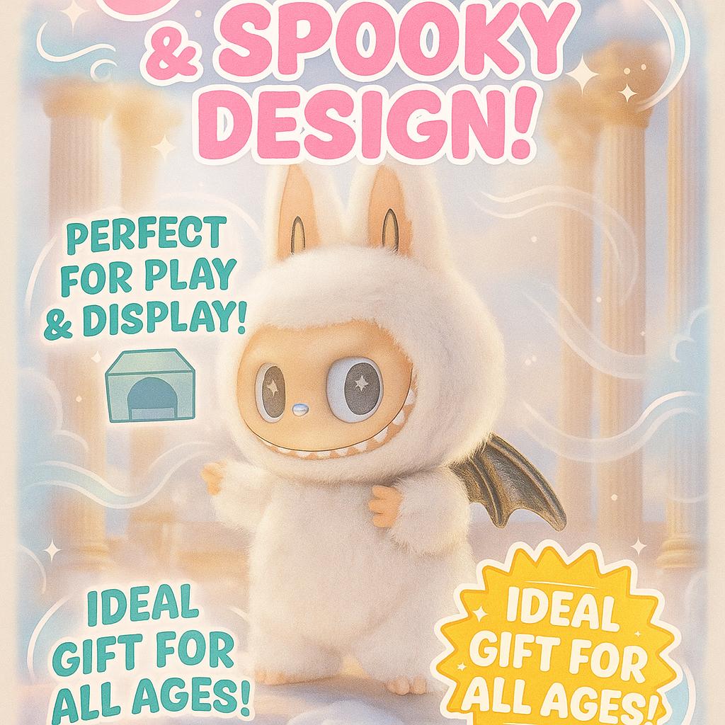 Labubu Zimomo 2 Monster Cloud Angel Vinyl Face Doll Children'S Toy Festival Birthday Gift Desk Collection Decoration