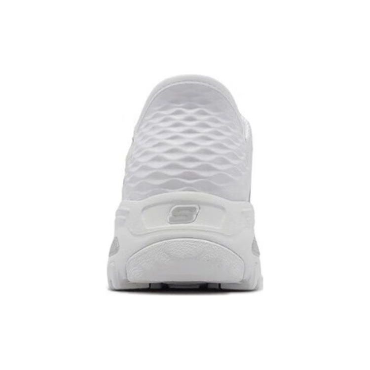 Skechers DLites 1.0 Тканевые Удобные Универсальные Прочные Легкие Низкие Повседневные Кроссовки Женские Белый 150031-WSL
