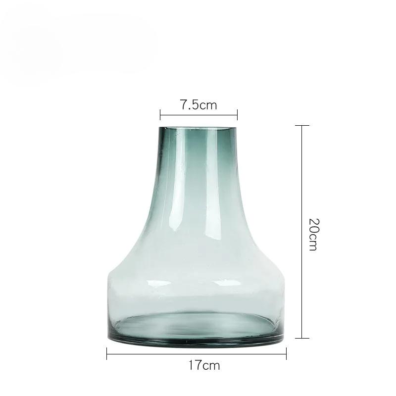 Большая стеклянная ваза в форме башни в скандинавском стиле для гостиной, цветочная композиция, украшения, украшения для дома