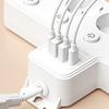 5 Outlet Wall Sockets with 2 USB And 2 Type C Ports Rotating 180 Degrees For Multiple Device Charging