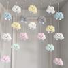 Plush Cloud Brooch: Children’s Ornament with Pompom & Wind Chime for Classroom or Nursery Decor
