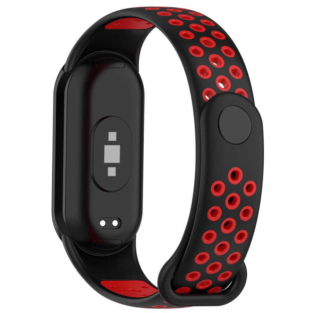 Для Xiaomi Smart Band 9 NFC/Band 9/Band 8 NFC/Band 8 Силиконовый ремешок для часов с силиконовым соединителем