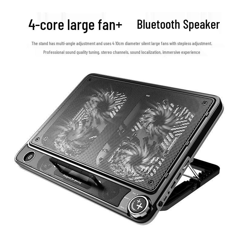 2025 Охлаждающая подставка для игрового ноутбука с воздушным охлаждением для компьютеров 15,6"-16"