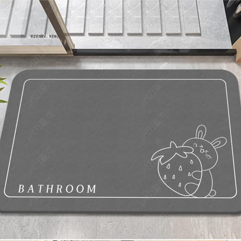 Нескользящий коврик для ванной - Впитывающий, грязеотталкивающий ковер для прихожей, спальни, туалета