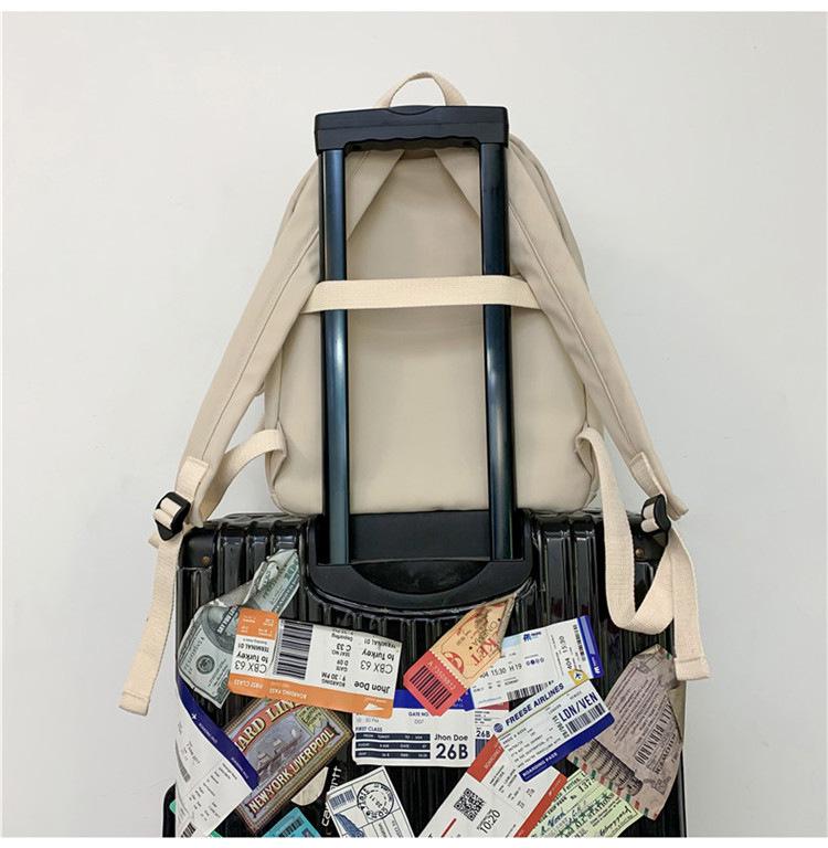 Корейский однотонный рюкзак для школьников младшей школы — универсальный и стильный для мальчиков и девочек