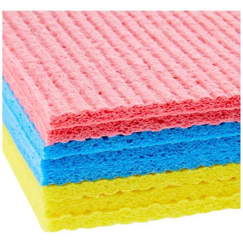 Vileda Sponge Cloths - Extra High Suction - 8 Pack (Assorted Colors)
