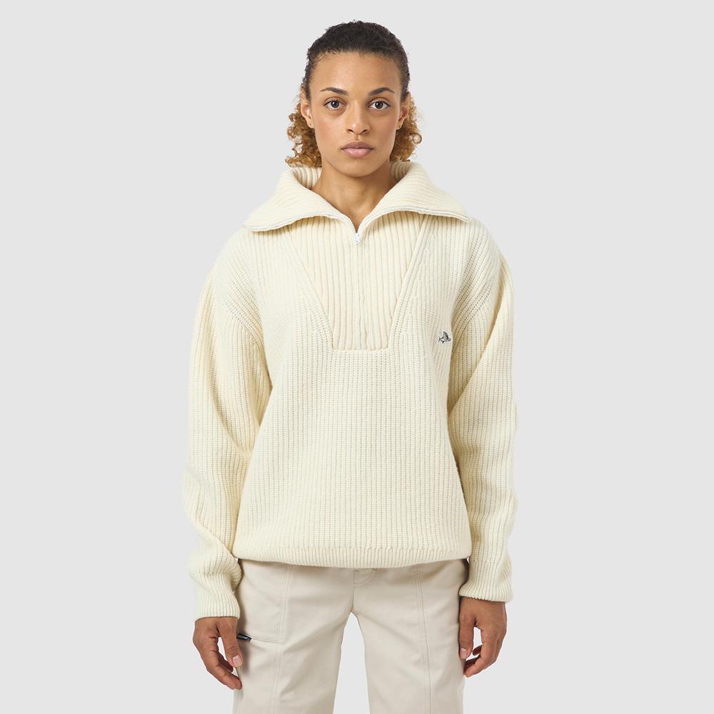 Kapedeusaikeulliseuteu Alina Explore Knit Sweater Pullover Chalk Unisex