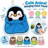 Absorbent Kitchen Cleaning Towel Coral Velvet Hanging Towel Cute Cleaning Rag  Household
