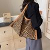 Пригородная сумка с леопардовым принтом Портативная сумка через плечо большой емкости Сумка-тоут через плечо
