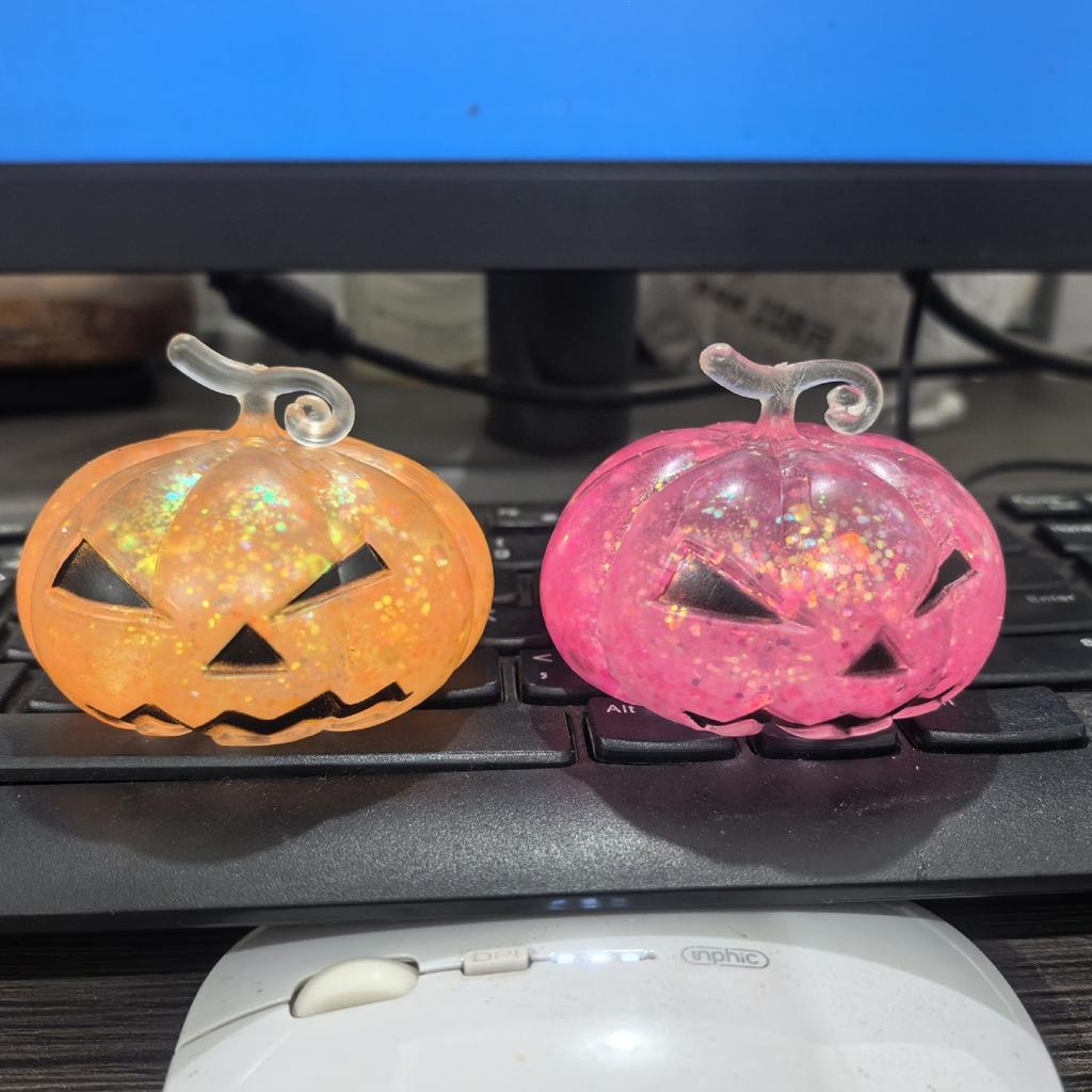 Pumpkin Stress Toy - in the Dark, Halloween Toy for Kids and Adults