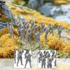 13Pcs 1/72 Scale People Figures Hand Painted Crafts Collectibles Resin Mini Figurines for DIY