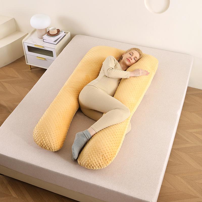 Multifunctional Maternity Support Pillow – For Back, Side Sleepers & Nursing – Washable & Removable Cover