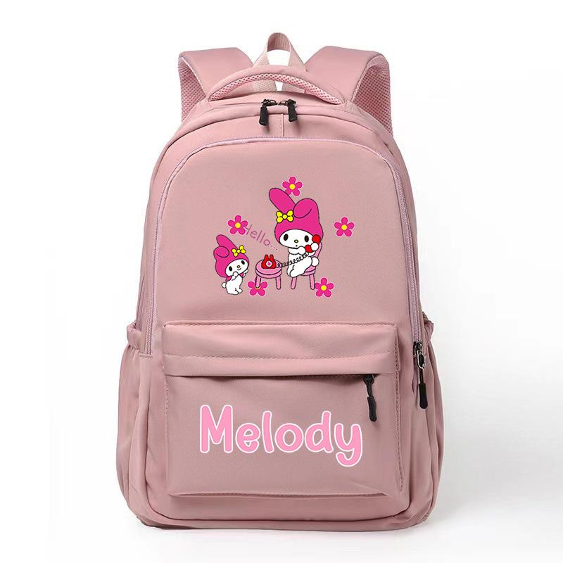 Cartoon Bunny Student Schoolbag Cute Pink Bunny Large Capacity College Wind Backpack Double Shoulder