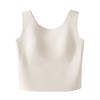 Ear free cup with chest cushion, women's camisole vest, inner and outer, beautiful back, seamless thin top