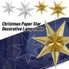 Star Shape Christmas Light Cover 45cm Christmas Lantern New Year Decor Lamp Cover  Christmas Tree