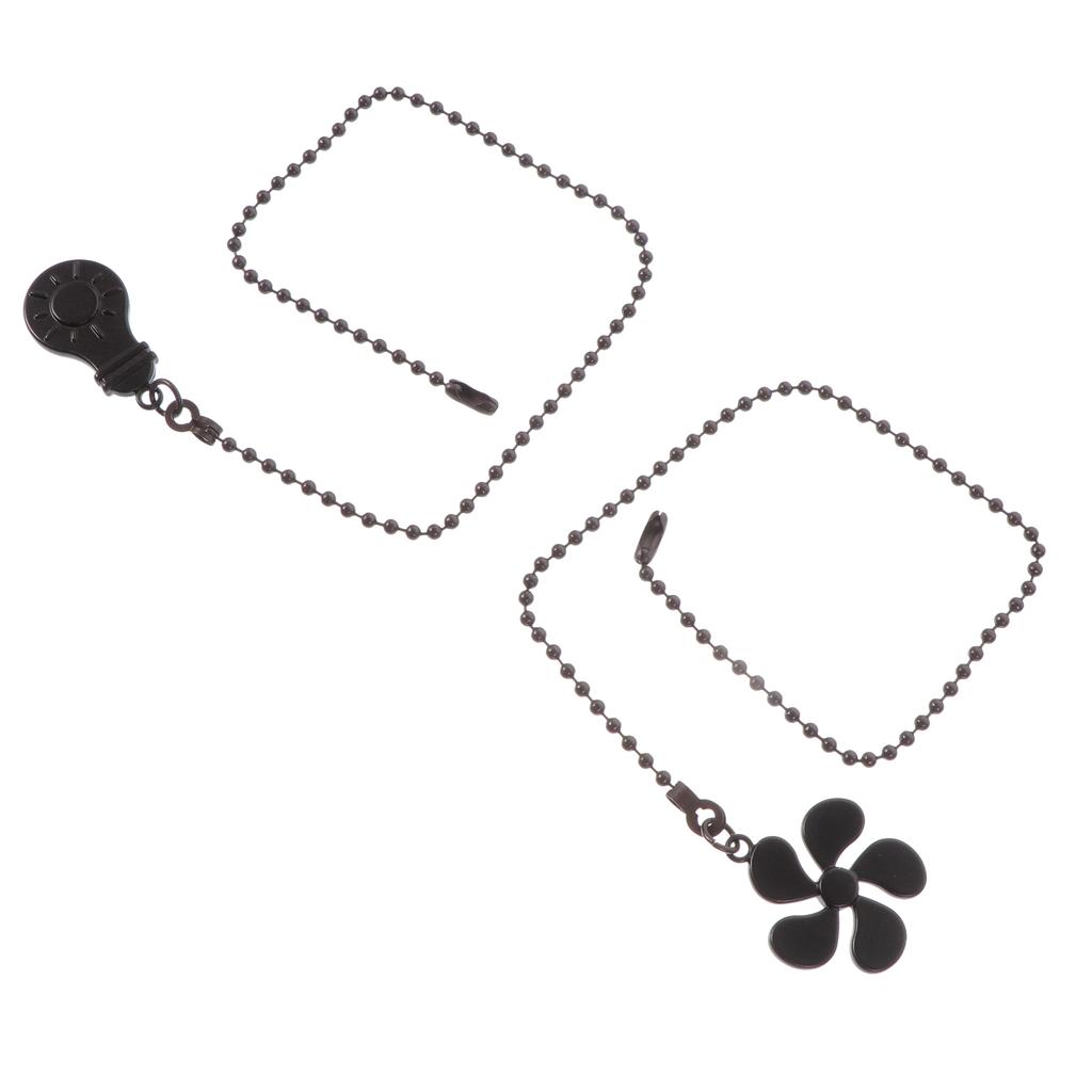 Durable Zinc Alloy Ceiling Fan Chain Pull Beaded Fan Pull Chandelier Chain Pendant Extension Home Decor Hardware Chains Suitable