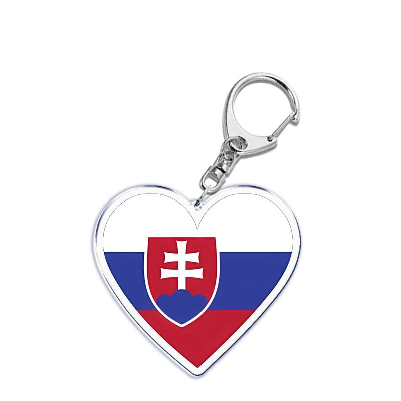Франция Шотландия Германия Страна Любовь Сердце Брелоки Кольцо для Аксессуаров Сумка Подвеска Брелок Llaveros Украшения Фанаты Подарки