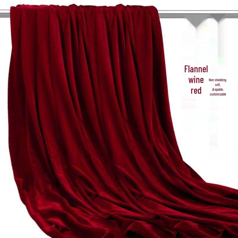 Роскошный задник для свадьбы и драпировка стола из красного золотистого бархата