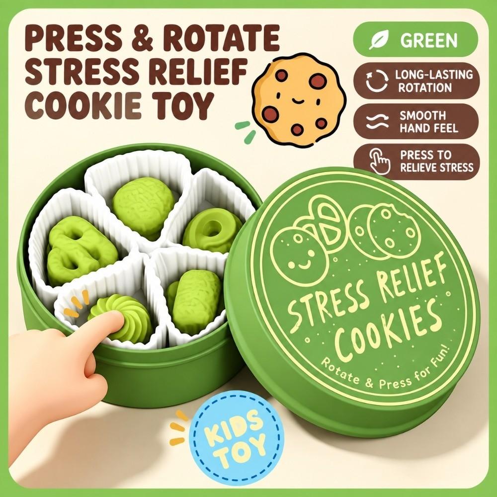 Stress Relief Simulation Steamed Buns Finger Button Keyboard Clicker Toy Gifts