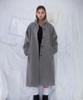Rosefranz Half-Neck Overfit Long Coat [Gray]