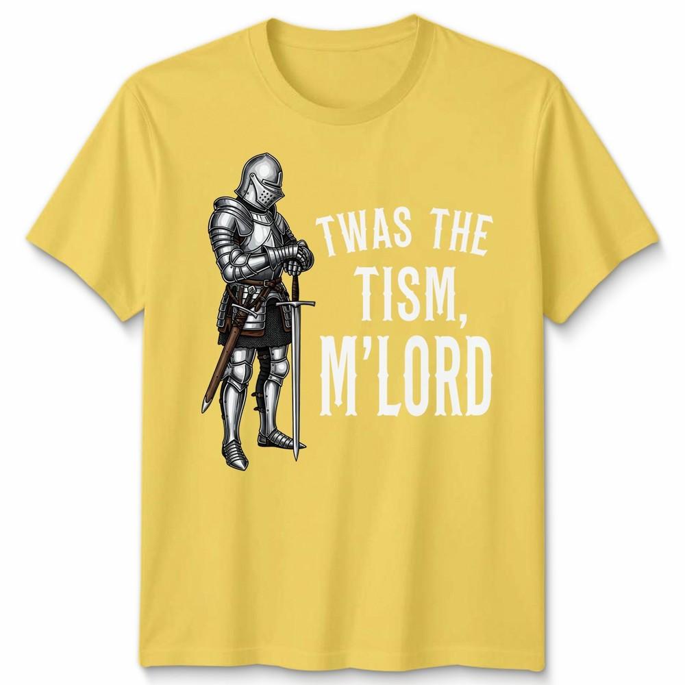 Funny Autism Awareness Support Twas The Tism M Lord Autistic Unisex Tshirt