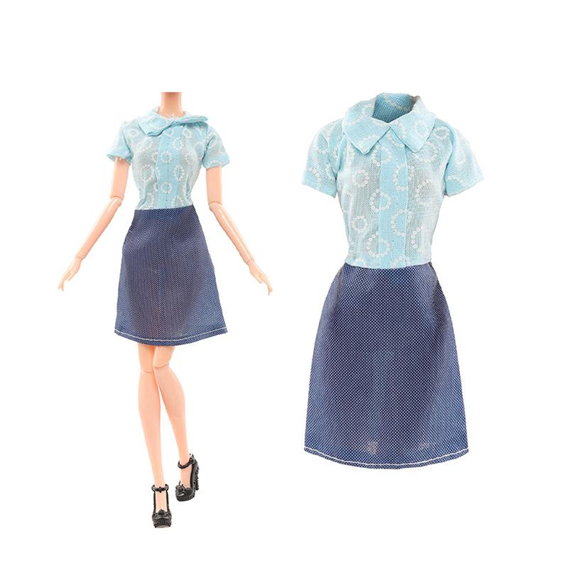 Набор модной одежды для куклы 30 см, для переодевания, уличный стиль, платье, повседневный комплект с брюками, юбка с цветочным принтом