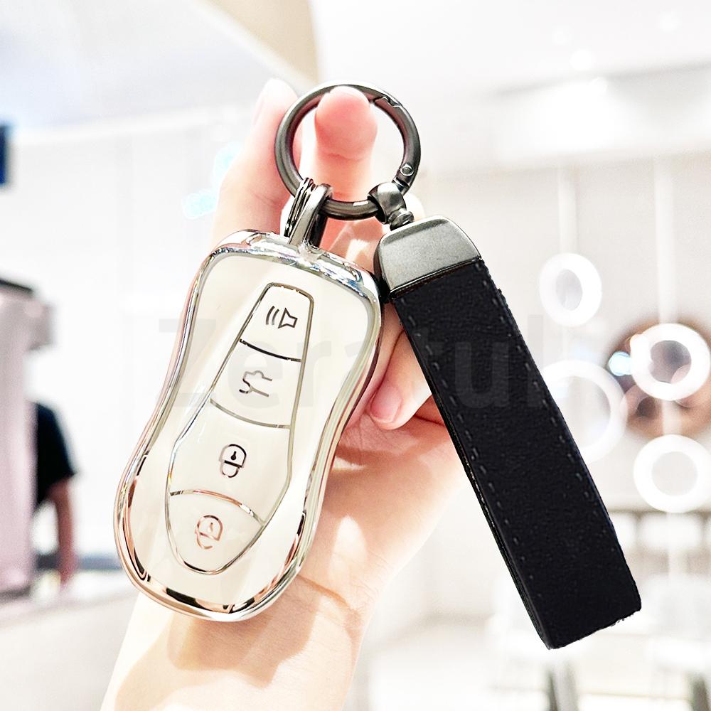 Для Geely Tugella Azkarra Xingyue Boyue Pro Atlas Pro Gili Tugella Чехол-держатель для брелока автомобильного ключа из ТПУ Аксессуары