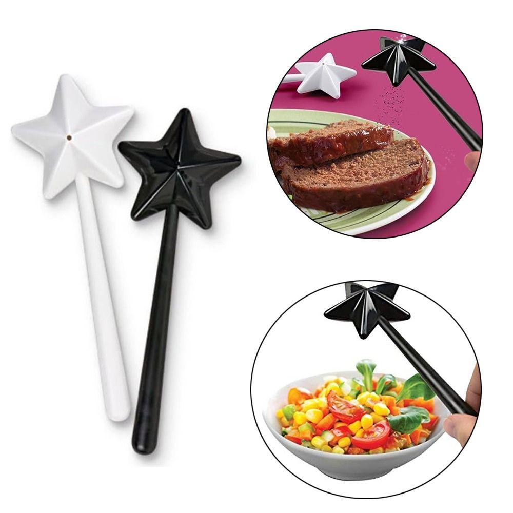 Star Salt Shakers Plastics Salt Pepper Magic Wands High Quality Condiment Jar Utensils  Household