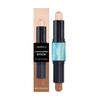 2-In-1 Facial Shaping And Contouring Stick (Brownish + Deep Champagne Color) Long-Lasting Without Makeup Fading, Three-Dimensional Natural Contour, Po