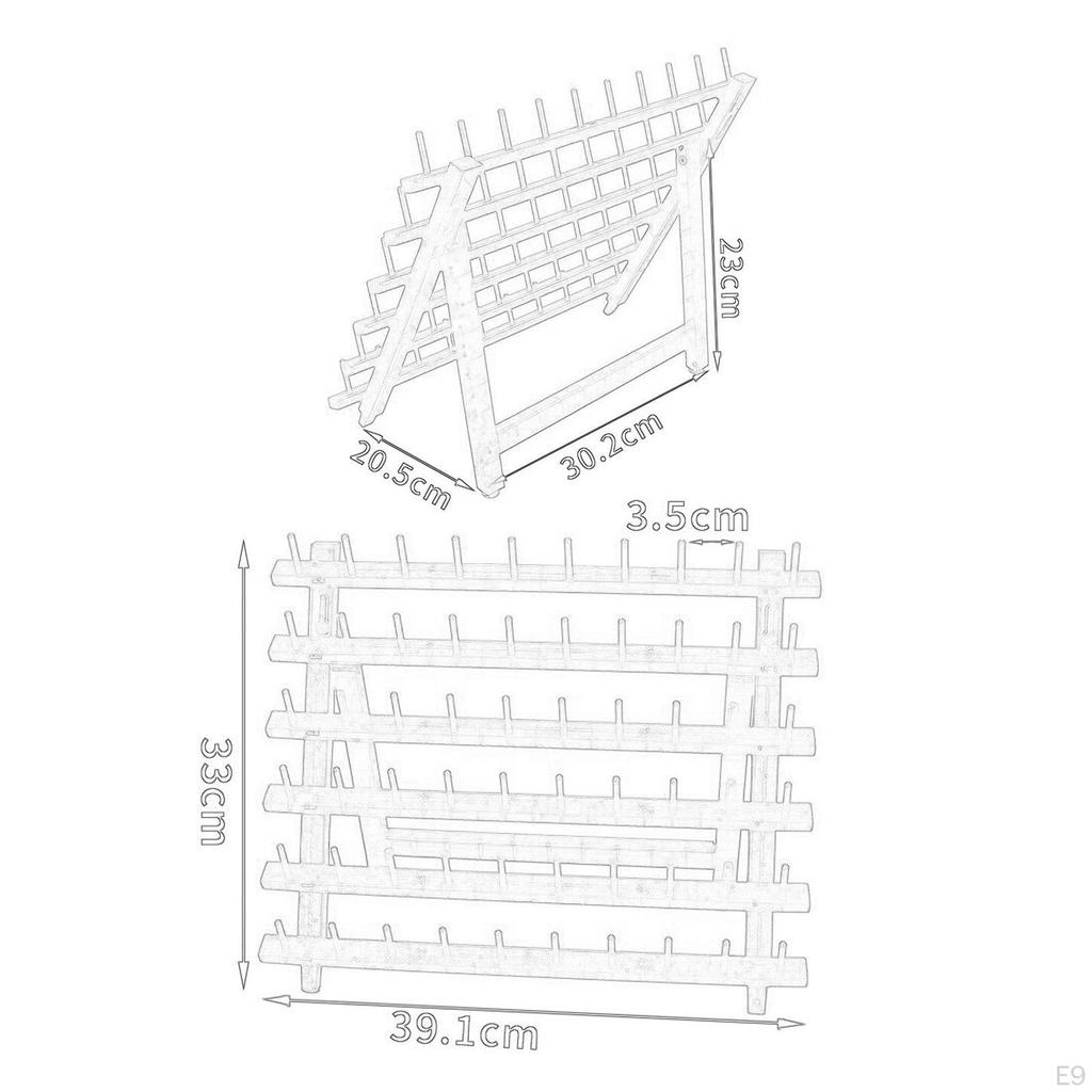 Держатель для швейных ниток, подставка для хранения катушек, органайзер для шпуль для вязания кос