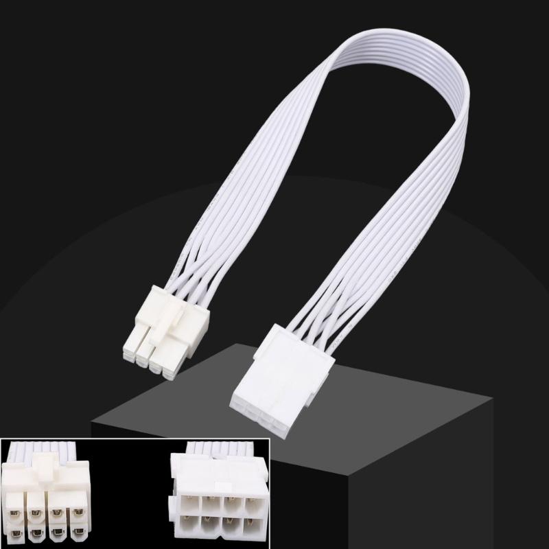 8pin (6 + 2) Кабель питания увеличенной длины с лужеными медными проводниками для надежного подключения видеокарты в сборках ПК