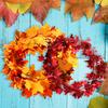Maple Striking Seasonal Leaf Decoration For Thanksgiving Cozy Home Styling 75m