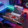 Custom Name Personalized Arsenal F.C Pattern Mousepad, Laptop PC Desk Mat, Decorative Desk Mat for Home Keyboard Pad Gift