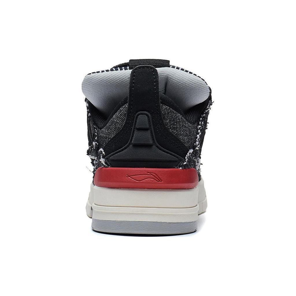 Li Ning Weiwu Golden Comfortable Versatile Durable Lightweight Low-Top Skate Shoes Women Sneaker Black AECS074-9