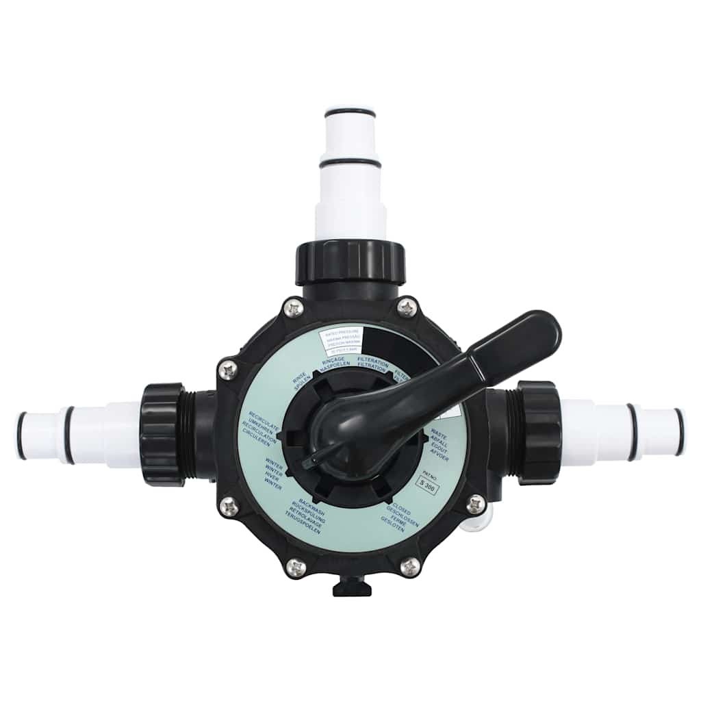 6 Way Multiport Valve for Sand Filter ABS 1.5