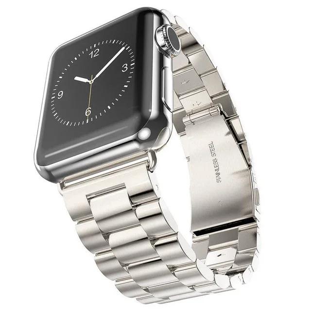 Stainless Steel Strap For Apple Watch Ultra 2 49mm 45mm 41mm 40mm 44mm 46mm Watch Strap Metal Bracelet For iWatch 10 9 8 7 6 5 4