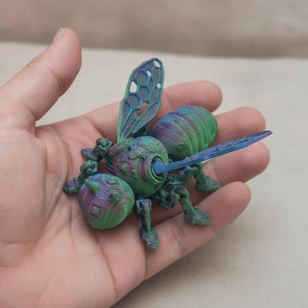 Movable Joint Mechanical Bee Toy Wing Joints Movable Joint Insect Toy Home Decorations