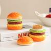 Creative Hamburger Toothpick Holder Ceramic Floss Box Desktop Decoration